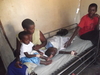 Two mothers are sharing one bed at alemere health centre